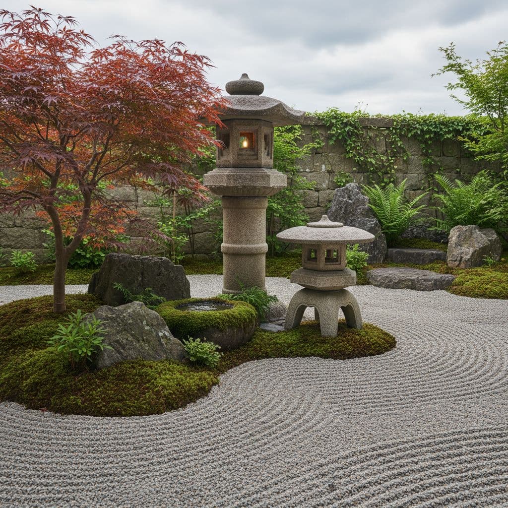 Japanese Garden Design example created with FlorAI