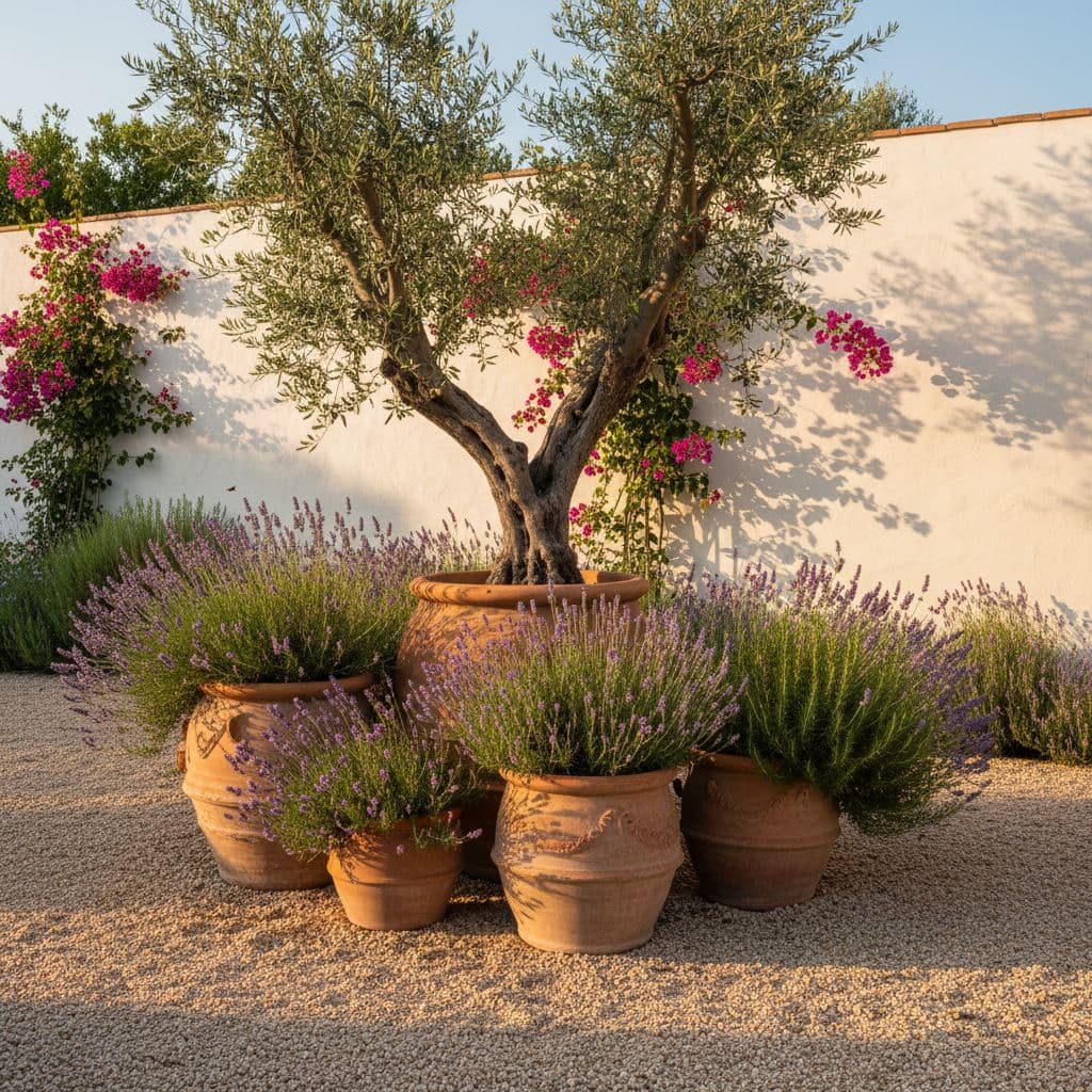 Mediterranean Garden example created with FlorAI