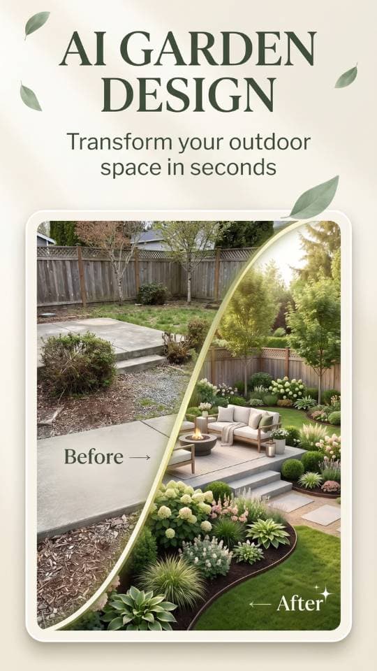 FlorAI AI Garden Design app on iPhone