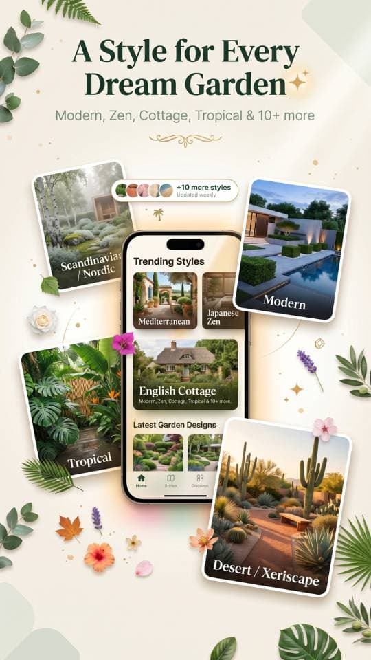 FlorAI AI Garden Design app screen 3